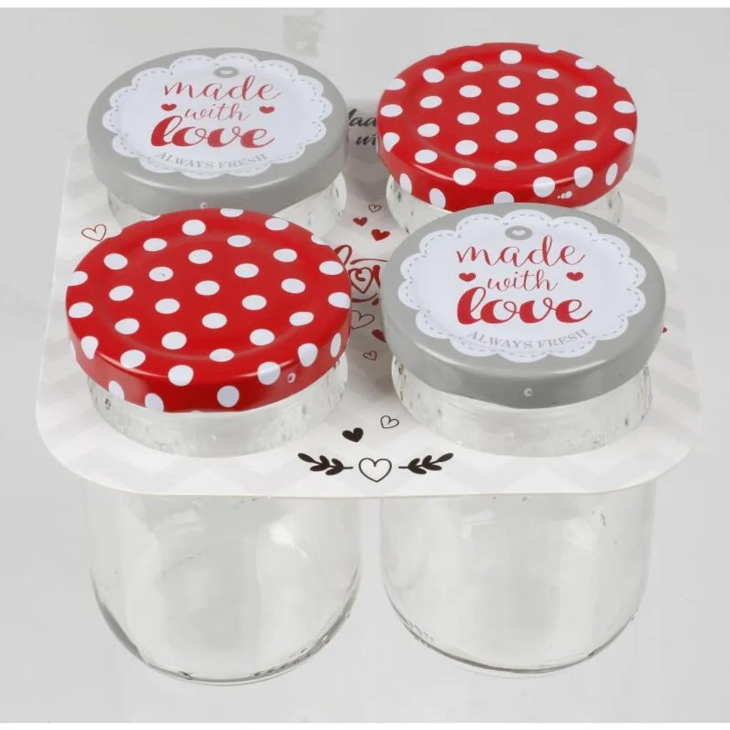 Omega 8x Einmachgläser 200ml Set 4er Vorrat Einwecken Konserven Gurken Schraubdeckel 2 Omega 8x Einmachgläser 200ml Set 4er Vorrat Einwecken Konserven Gurken Schraubdeckel – Bild 2