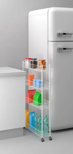 Metaltex Fino Allzweckwagen, 4 Etg. 60x16x95cm 341434