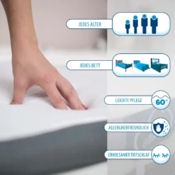 Genius Eazzzy Matratzentopper 140x200 Cm Matratzenauflage Topper Visco Set Bett; A19205 -Leonardo Verkäufe 02dedff25297ff1ffe84f3730e0238f0