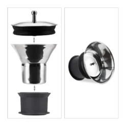 Relaxdays Glaskaraffe 1,5 Liter Bauchig -Leonardo Verkäufe 03729578dc0c63830464dacfc338a37e