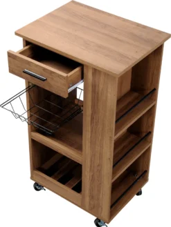 KESPER Küchenwagen, Walnussoptik, 50 X 37 X 85 Cm 2580913 -Leonardo Verkäufe 04d0c9243e53c5cef3dd66b494422353