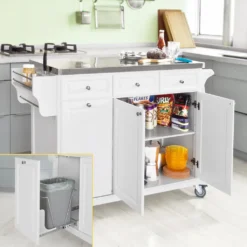 SoBuy Küchenwagen Mit Edelstahltop,Küchenschrank,Rollwagen FKW33-W 11 SoBuy Küchenwagen Mit Edelstahltop,Küchenschrank,Rollwagen FKW33-W -Leonardo Verkäufe 086f2a006cbee9016195ad3fdbedac18