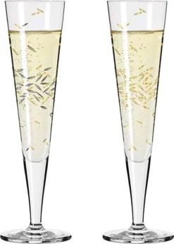 Goldnacht Champagnerglas-Set H22 Von Ritzenhoff Design Team -Leonardo Verkäufe 08a64b121b451820d44907479a43ff33