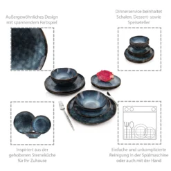 Sänger SÄNGER Steingut Geschirrset Tokio, Tafelservice 12 Teilig Für 4 Personen -Leonardo Verkäufe 09f6ce02442b991d537cf10912f442f2