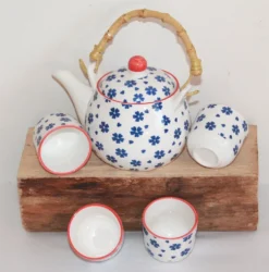 270 Asia Teeset Teeservice Teekanne Tassen 5 Tlg Weiss Blau Blumen Kinder Ruka -Leonardo Verkäufe 0e68c202116bfb59ccf924c474ebe1fd