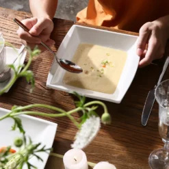 MALACASA 32 Tlg. Kombiservice, Serie BLANCE Cremeweiß Porzellan Geschirrset Mit Servierplatte -Leonardo Verkäufe 0f84ba87a92baf75802d0a6fb35e457c