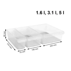 ROTHO SET Kühlschrankorg. PP 3 Tlg. MB LOFT, Farbe:Transparent 7 ROTHO SET Kühlschrankorg. PP 3 Tlg. MB LOFT, Farbe:Transparent -Leonardo Verkäufe 0fdafdbeb81474cb24e15bb9c766159c