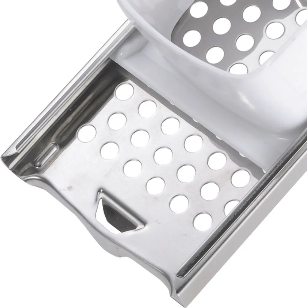 Westmark Spätzlehobel Mit Teigschlitten, Für Topfdurchmesser Bis Zu 28 Cm, Rostfreier Edelstahl/Kunststoff, Knöpfle, Weiß/Silber, 61122270 1 Westmark Spätzlehobel Mit Teigschlitten, Für Topfdurchmesser Bis Zu 28 Cm, Rostfreier Edelstahl/Kunststoff, Knöpfle, Weiß/Silber, 61122270