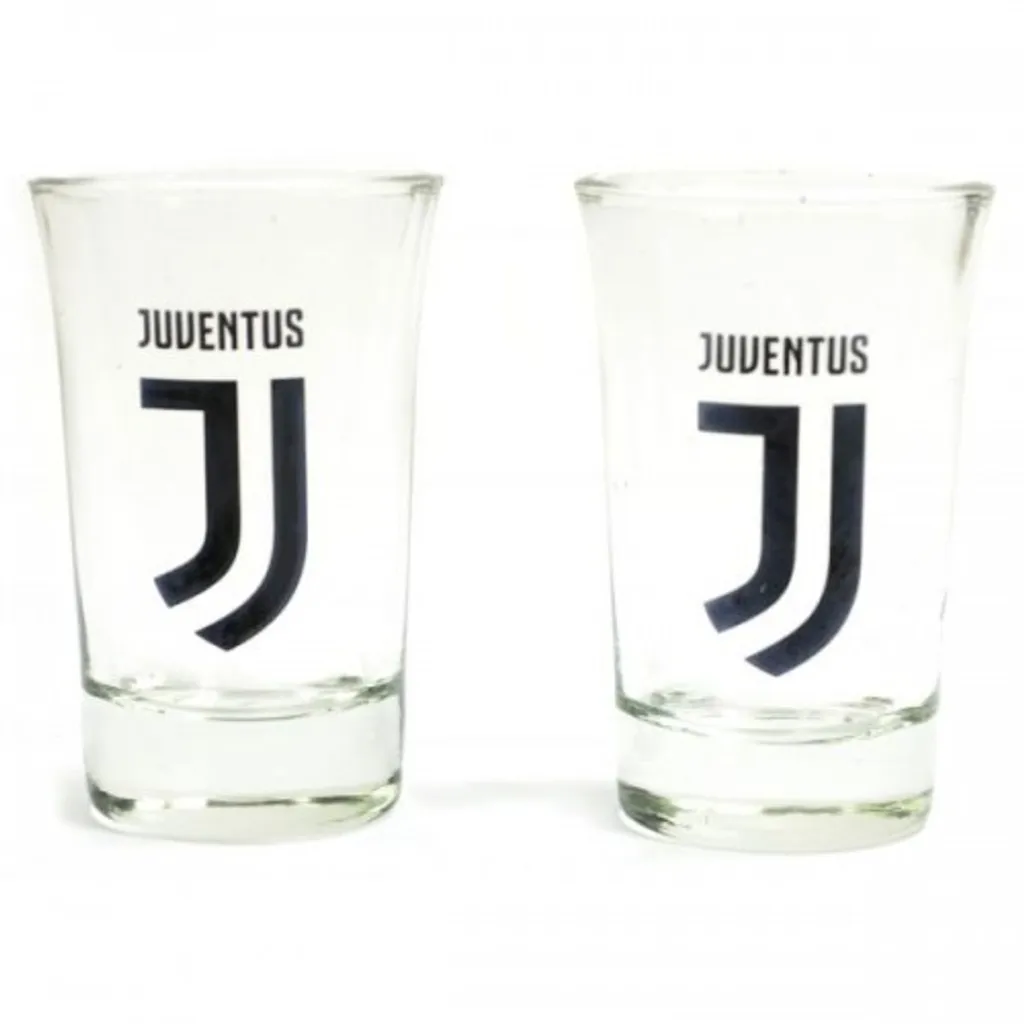 Juventus FC - Schnappsglas - 2er-Pack BS1996 (Einheitsgröße) (Schwarz) 1 Juventus FC - Schnappsglas - 2er-Pack BS1996 (Einheitsgröße) (Schwarz)
