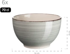 Mäser 931492 Lumaca Frühstück-Service Für 6 Personen Im Vintage Look, Handbemalte Keramik, Steingut, Rauchblau, 18-teilig (1 Set) -Leonardo Verkäufe 11f873347c47f30d007caf23e521a078