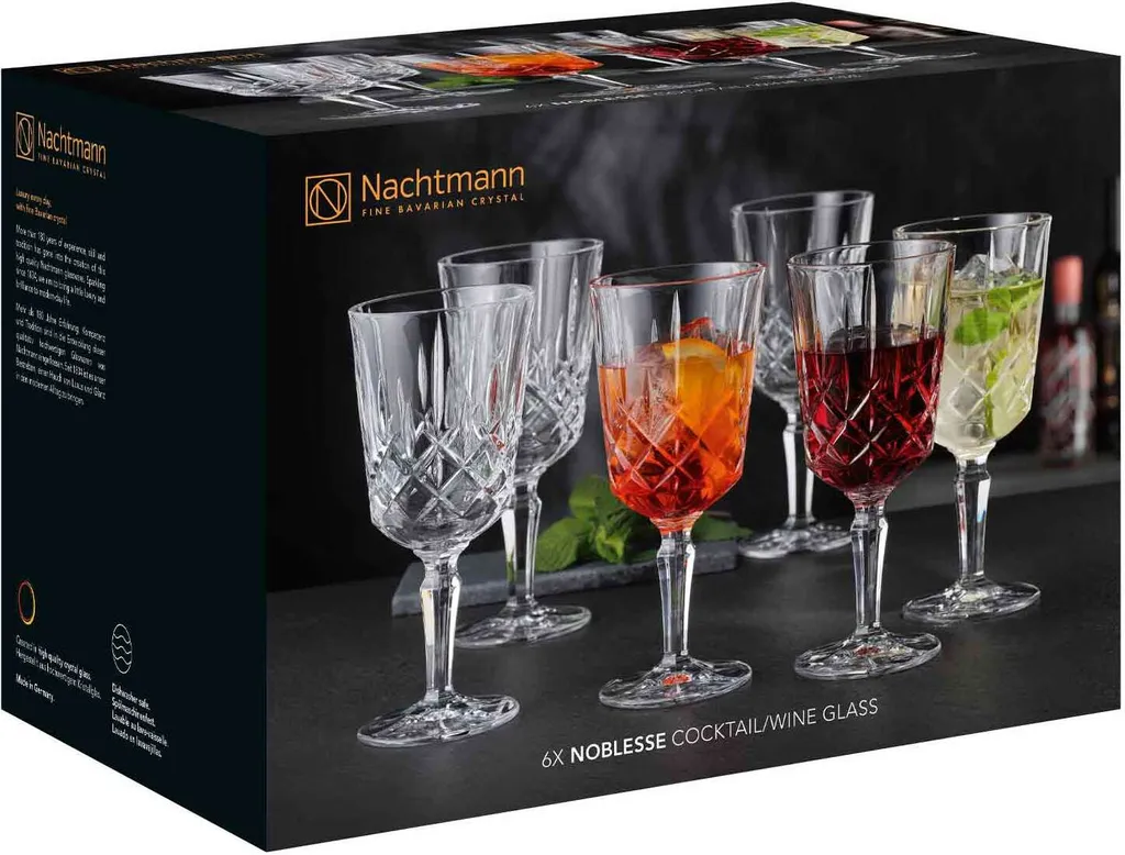 Nachtmann Cocktail Weinglas Set 6 Noblesse 104895 4 Nachtmann Cocktail Weinglas Set 6 Noblesse 104895 – Bild 4