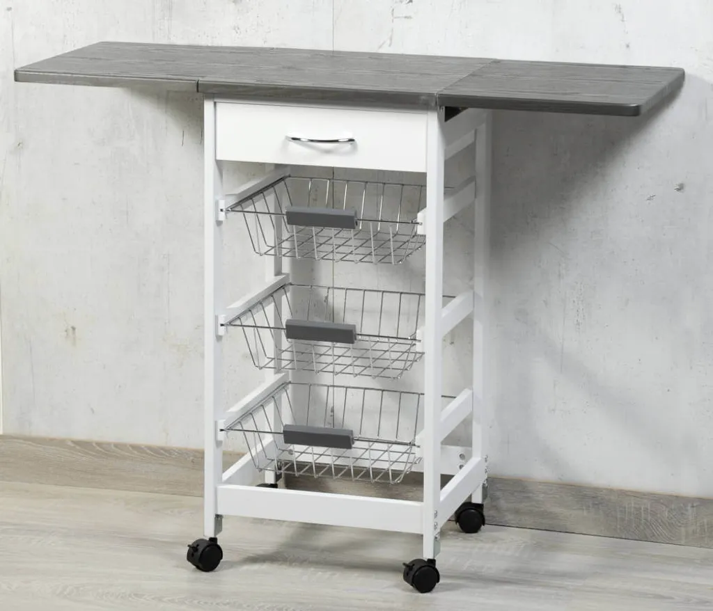 Kesper Küchenwagen Mit Ausklappbaren Seitenflächen 3 Kesper Küchenwagen Mit Ausklappbaren Seitenflächen – Bild 3