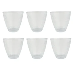 Orange85 Trinkgläser Wassergläser 6 Stück Transparent 220ml