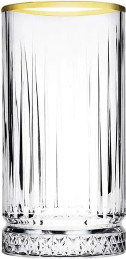 Pasabahce Elysia Golden Touch Long Drink Gläser 4-teiliges Set Mit Goldrand 280ml -Leonardo Verkäufe 161983f3c1aaa70fd8352b234d6dd3ee