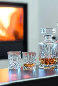 Nachtmann 0091899-0 Noblesse Whisky-Set, 1 X Karaffe/Dekanter + 2 X Whisky-Becher, Klar (1 Set) -Leonardo Verkäufe 16709accb6d351db8cd39e326b682f39