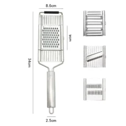 Gemüsehobel Multi-Karton-Packung Mit 3 Zusätzlichen Klingen Und Gemüseschäler