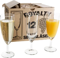 120er Set Royalty Sektgläser 16 Cl Ungeeicht