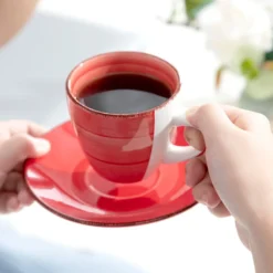 Kaffeeservice Steinzeug, Vancasso BONITA 12 Teiliges Kaffeeset, Cappuccino Tassenset Für 6 Personen, Tassen Und Untertassen -Leonardo Verkäufe 1a6b02dd09e3f0bdf7e99e38de105910