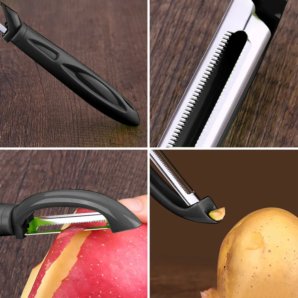 Kartoffelschäler | Pendelschäler | Gemüseschäler | Obstschäler -schwarz 2 Kartoffelschäler | Pendelschäler | Gemüseschäler | Obstschäler -schwarz – Bild 2