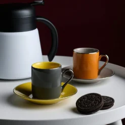 Artvigor, Porzellan Kaffeeservice, Bunt 12 Teilig Kaffee Set, Mit 6 Espressotassen 80 Ml, 6 Untertassen, Mehrfarbig -Leonardo Verkäufe 1b76d9e90f39b905d9c1b3d8ae9e45ba