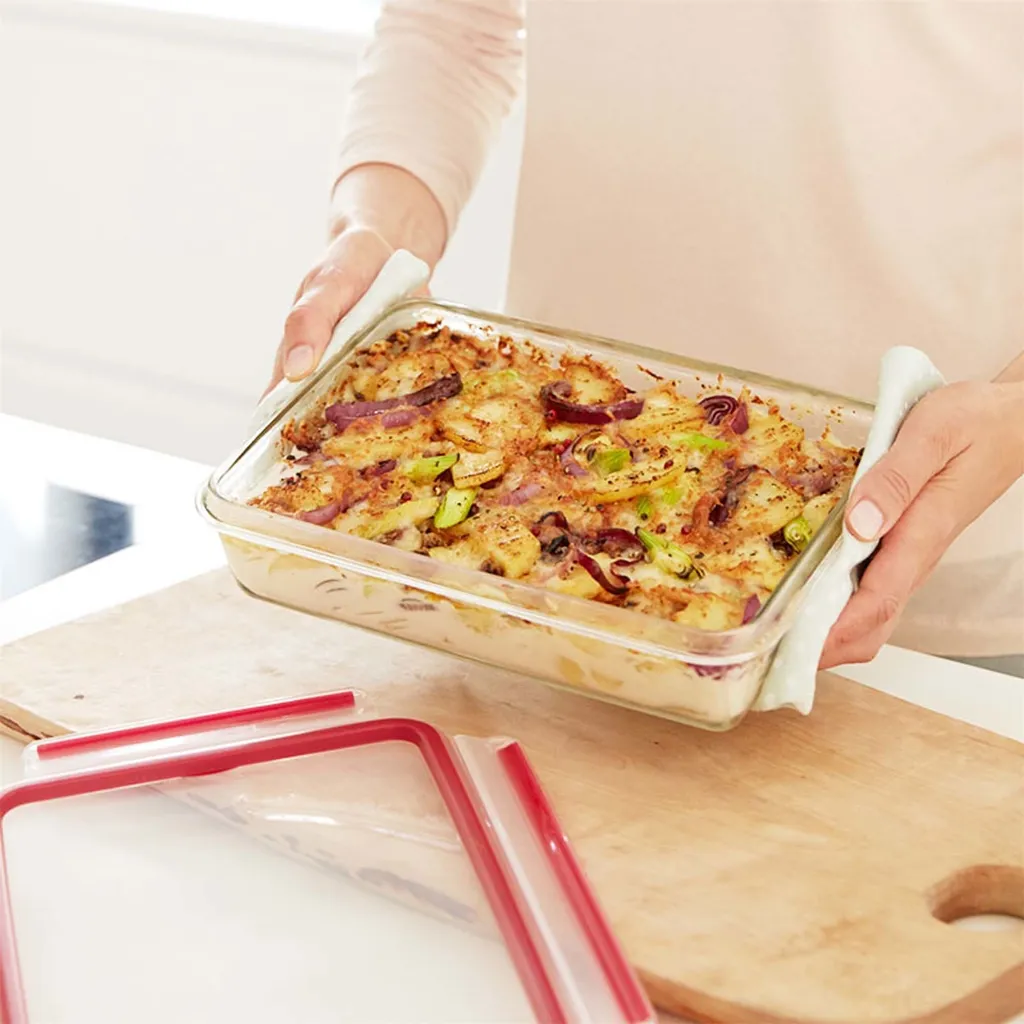 Emsa Clip & Close Glas Frischhaltedose Rechteckig 3,0 L, 513922 6 Emsa Clip & Close Glas Frischhaltedose Rechteckig 3,0 L, 513922 – Bild 6