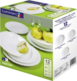 Tafelservice Geschirrset Luminarc 12-tlg. Essservice Teller Hartglas 4 Personen 13 Tafelservice Geschirrset Luminarc 12-tlg. Essservice Teller Hartglas 4 Personen -Leonardo Verkäufe 1ff4e33730a43a598b1337b7306fdd34