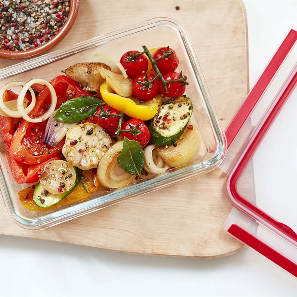 Emsa Clip & Close Glas Frischhaltedose Rechteckig 3,0 L, 513922 8 Emsa Clip & Close Glas Frischhaltedose Rechteckig 3,0 L, 513922 – Bild 8