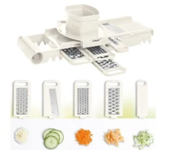Ernesto Multireibe Reibe Hobel Feinraspel Grobraspel Gemüseschneider Küchenreibe Gemüsehobel