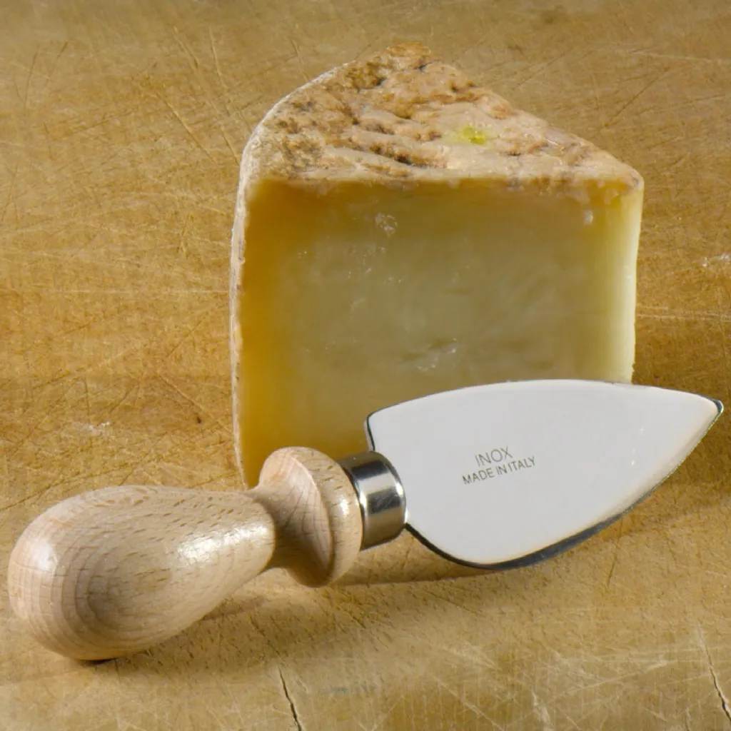 Parmesanmesser Mit Holzgriff 2 Parmesanmesser Mit Holzgriff – Bild 2