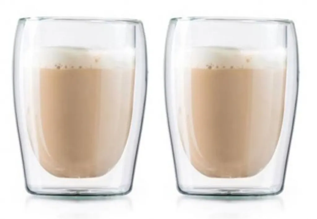 Boral Cappuccino Glas Ohne Henkel Doppelwandig Lounge 2er Set 2 Boral Cappuccino Glas Ohne Henkel Doppelwandig Lounge 2er Set – Bild 2