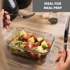 Klarstein Glaswerk Jardine III Frischhaltedosen Lunchboxen Auflaufform Mikrowellengeschirr , 640, 1040, 1520 Ml , 3 Stück , Borosilikatglas , Geeignet Für Backofen, Gefrierfach, Mikrowelle , Spülmaschinenfest , 100 % Dicht Mit Scharnierverschluss , Bruchsicher , Hitze- Und Kältebeständig , -Leonardo Verkäufe 255dabbe90bca7d5da9cf989bd5ac78d