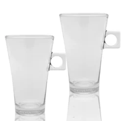 Nestlé® Nescafé Dolce Gusto Latte Macchiato Design Glas, 2er Set, Kaffeetasse, Tasse, Becher, 200 Ml