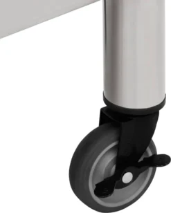 VidaXL Küchen-Arbeitstisch Mit Rollen 100x60x85 Cm Edelstahl -Leonardo Verkäufe 29b18c42210091e370902130fdf30a1d