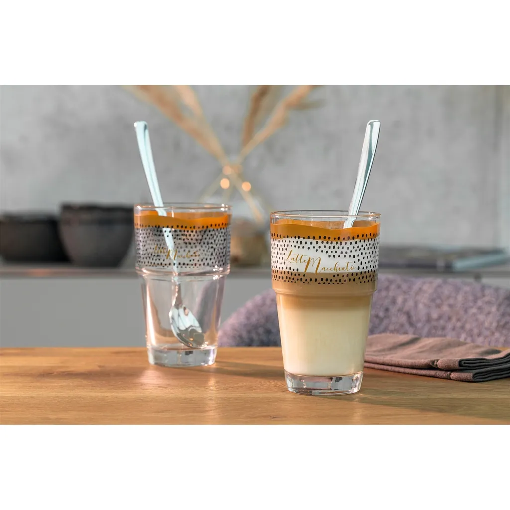 LEONARDO 043478, Gold, Transparent, Glas, Rund, 2 Stück(e), Klar, 410 Ml 2 LEONARDO 043478, Gold, Transparent, Glas, Rund, 2 Stück(e), Klar, 410 Ml – Bild 2