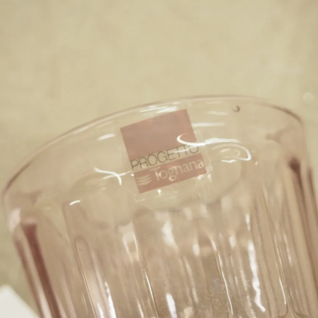 Wassergläser Solange Reliefmuster 6xSet Rosa Transparent 265ml 4 Wassergläser Solange Reliefmuster 6xSet Rosa Transparent 265ml – Bild 4