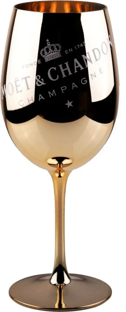 Moët & Chandon Champagnergläser Kupfer 6er Set Echtglas 2 Moët & Chandon Champagnergläser Kupfer 6er Set Echtglas – Bild 2