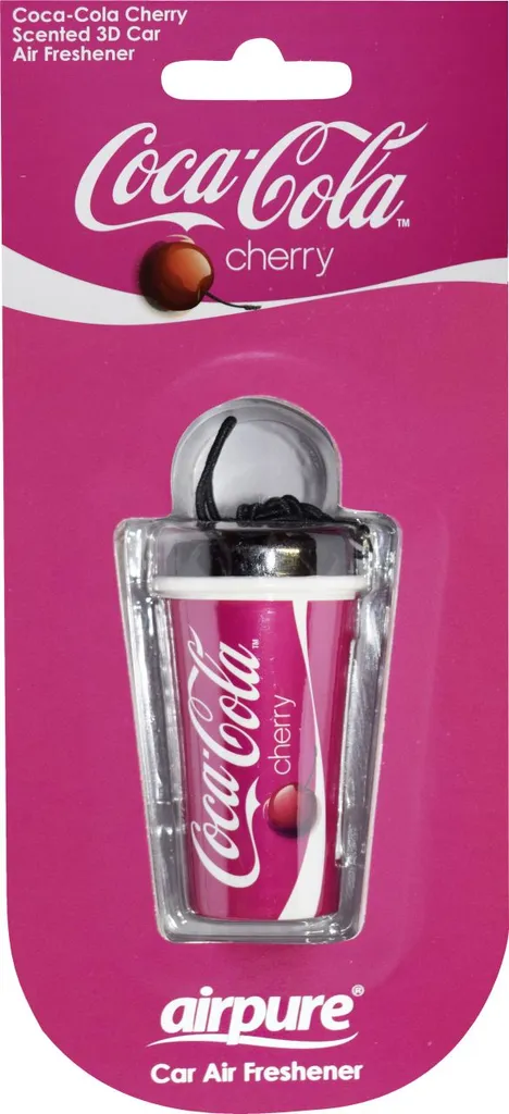 Airflair Lufterfrischer Coca Cola 3D Becher Cherry Kirsche 1 Airflair Lufterfrischer Coca Cola 3D Becher Cherry Kirsche