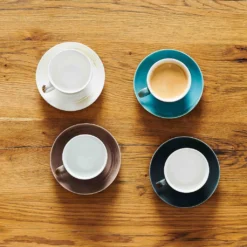 Mäser 931609 Kaffeetassen-Set Derby Für 4 Personen, Porzellan, Weiß/hellblau/beige (1 Set, 8-teilig) -Leonardo Verkäufe 2d8ba0ab2a562f53dc1a81cb18e57abc