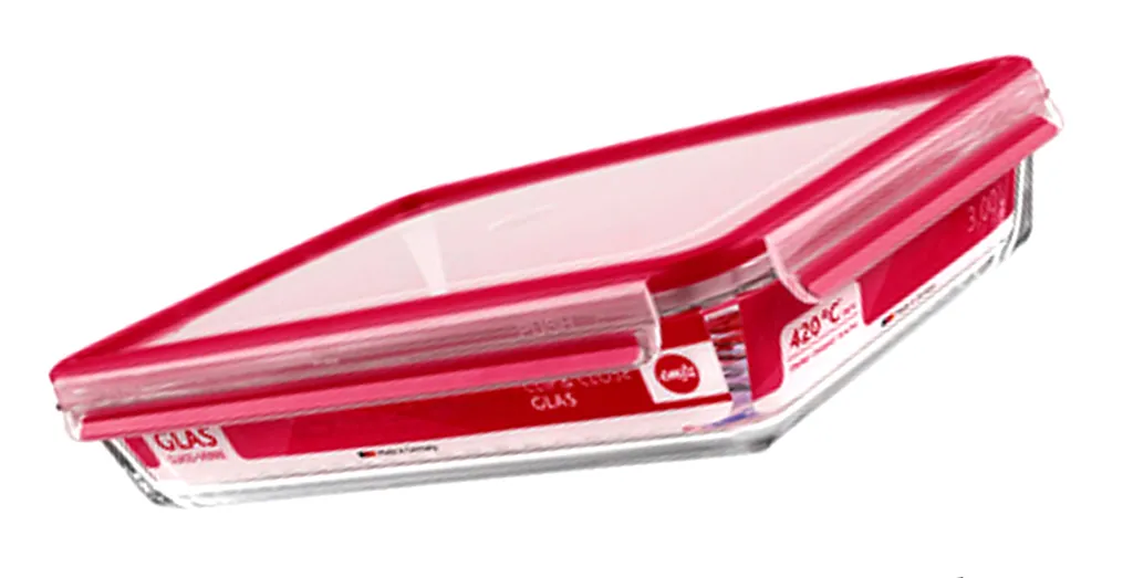 Emsa Clip & Close Glas Frischhaltedose Rechteckig 3,0 L, 513922 9 Emsa Clip & Close Glas Frischhaltedose Rechteckig 3,0 L, 513922 – Bild 9