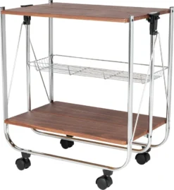 Wenko Servierwagen Dinett Deluxe Walnuss -Leonardo Verkäufe 2f928701fcced07e013001ec4ec3e8ac