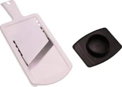 Fackelmann Dick-/Dünnschneider Mit Restehalter, Gemüseschneider Mit Zweiseitiger Edelstahl-Klinge, Hochwertiger Gemüsehobel (Farbe: Weiß/Schwarz), Menge: 1 Stück 18 Fackelmann Dick-/Dünnschneider Mit Restehalter, Gemüseschneider Mit Zweiseitiger Edelstahl-Klinge, Hochwertiger Gemüsehobel (Farbe: Weiß/Schwarz), Menge: 1 Stück -Leonardo Verkäufe 2fb7da2494c107c0f6a057f63b9bd1f4