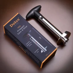 Deiss PRO Ananasschneider - 2 In 1 Edelstahl Ananasschneider & Schäler - Macht Die Perfekten Ananas Ringe Ohne Eine Sauerei - Spülmaschinenfest -Leonardo Verkäufe 2ffc0a401393de212b2ec1d0e455a0bc