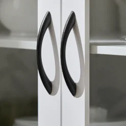 SoBuy FSB57-W Sideboard Auf Rollen Küchenwagen Küchenschrank Rollwagen Aufbewahrungsschrank Küchekommode Küchentrolley Weiß BHT Ca.: 116x86x40cm -Leonardo Verkäufe 321a2a8e69b1b984810680338c6a9987