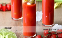 KROSNO Hohe Wassergläser, 6er-Set, 200 Ml