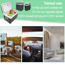 EINFEBEN Kuehlbox Tragbare 32 Liter, Thermo-Elektrische Kuehlbox, Wärmen Und Kühlen Mini-Kuehlschrank 12 Volt Und 230 Volt, ECO-Modus, Mit Tragegriff, Für Auto, Innenraum, Camping Kühlboxen -Leonardo Verkäufe 35f2a51b465a426faf34da301f15c7cc