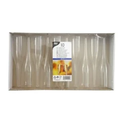 PAPSTAR Kunststoff-Sektglas 0,1 L Glasklar 10 Stück -Leonardo Verkäufe 3a67669c96a81f7e7b8b6d744d8d3249