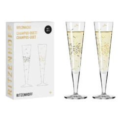 Goldnacht Champagnerglas-Set H22 Von Ritzenhoff Design Team -Leonardo Verkäufe 3adfb5325f9e1dc896429ee2892fb19a