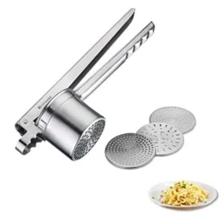 Westmark 611-72260 Spätzlepresse Edelstahl Mit 4 Einsätzen, Silber -Leonardo Verkäufe 3bdb02654f810016d8fd685241b55f7a