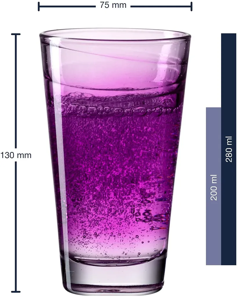 Leonardo LD Becher 280ml Violett Vario 2 Leonardo LD Becher 280ml Violett Vario – Bild 2