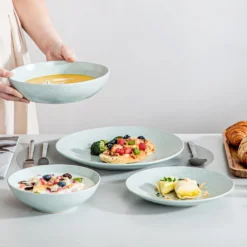 Tafelservice Steingut, Vancasso SABINE 32-teiliges Geschirrset, Modernes Kombiservice Für 8 Personen, Sesam Design -Leonardo Verkäufe 3e5c5cd8799cf27950532ef73680e34d